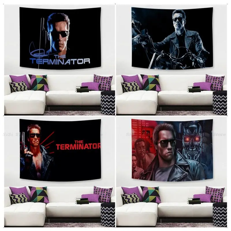 

The Terminator Tapestry Hanging Bohemian Tapestry Bohemian Wall Tapestries Mandala Cheap Hippie Wall Hanging