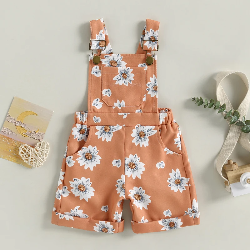 Summer Kids Girls Boys Bib Overalls Shorts Jumpsuit Print Sleeveless Romper Suspender Short Pants for Toddler Baby
Summer Kids Girls Boys Bib Overalls Shorts Jumpsuit Print Sleeveless Romper Suspender Short Pants for Toddler Baby
