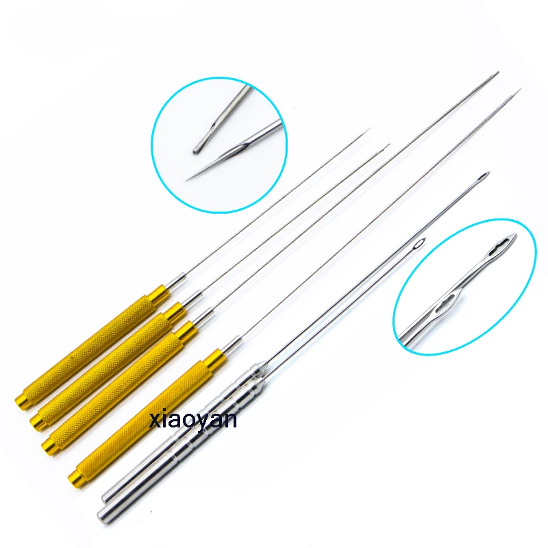 Cosmetic plastic face tissue puncture guide needle face lift guide needle large V buried thread needle thread carving
Cosmetic plastic face tissue puncture guide needle face lift guide needle large V buried thread needle thread carving