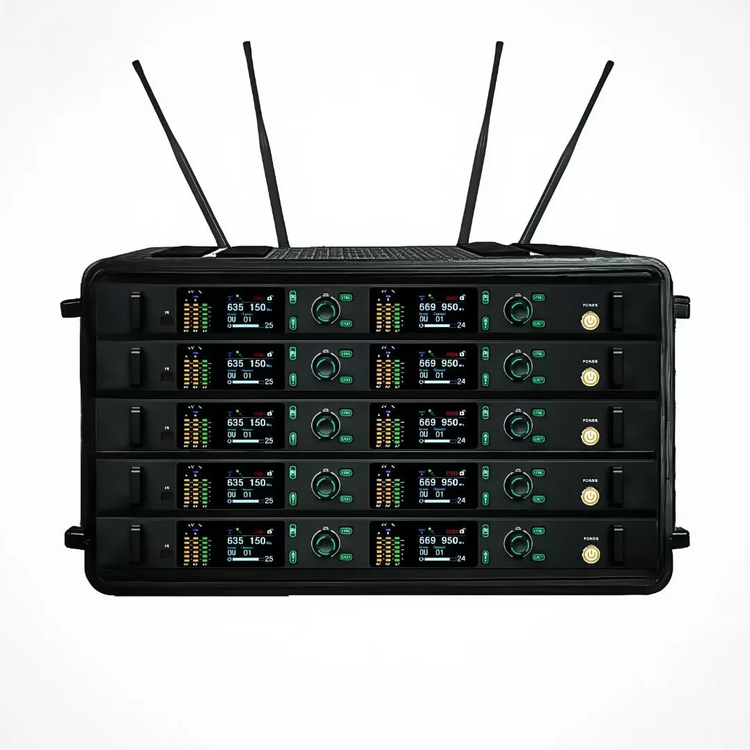 Leicozic True Diversity Microfono Wireless Professional Stage Microphone UHF With Spectrum Analyzer 10/30mW EU/US/UK Plug AD4D-X Leicozic True Diversity Microfono Wireless Professional Stage Microphone UHF With Spectrum Analyzer 10/30mW EU/US/UK Plug AD4D-X