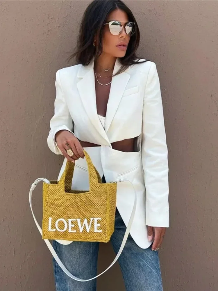 Cut Out Jacket Woman Spring Summer 2023 Stylish Long Sleeve Long Blazer For Women Streetwear Women's Blazers Jackets
Cut Out Jacket Woman Spring Summer 2023 Stylish Long Sleeve Long Blazer For Women Streetwear Women's Blazers Jackets