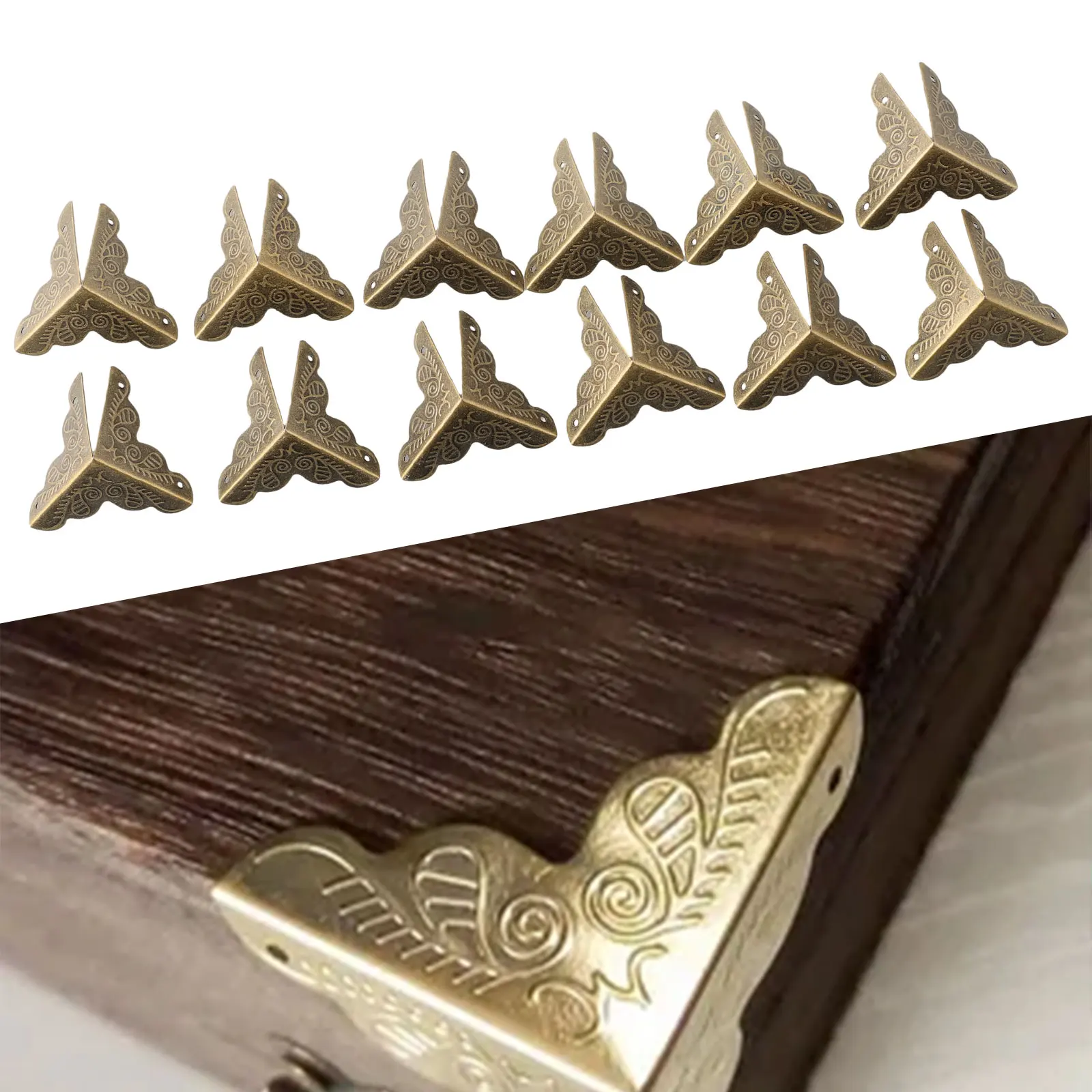 Protector Case Box Corners Brackets Furniture Metal Triangle Accessories Alloy Carved Decorative Edge Practical
Protector Case Box Corners Brackets Furniture Metal Triangle Accessories Alloy Carved Decorative Edge Practical