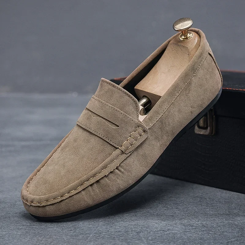 

Sell Driving Flats 2023 Men Quality Spring Leather Hot Lightweight Brand Moccasins Shoes High Loafers Summer