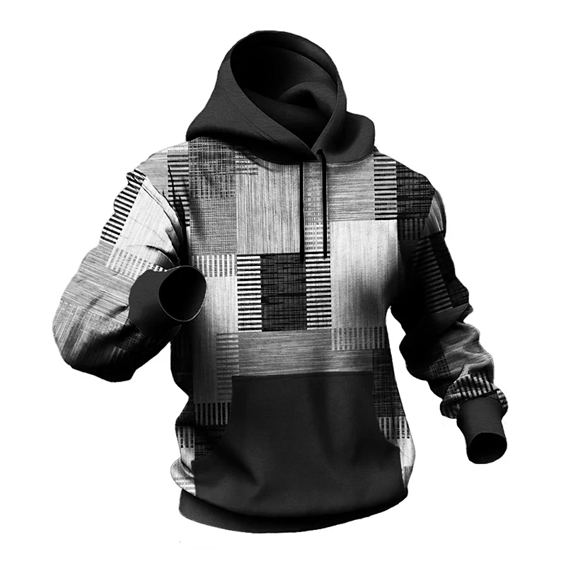 Autumn Men's Hoodie For Sweatshirt 3d Plaid Printed Long Sleeve Pullover Street Man Clothing Men's Oversized Hooded Sweater 2023
Autumn Men's Hoodie For Sweatshirt 3d Plaid Printed Long Sleeve Pullover Street Man Clothing Men's Oversized Hooded Sweater 2023
