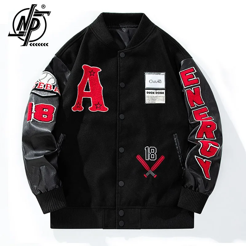 Autumn Heavy Industry Embroidery Baseball Jacket Men Women High Street Loose Varsity Jackets Bomber College Coats Unisex
Autumn Heavy Industry Embroidery Baseball Jacket Men Women High Street Loose Varsity Jackets Bomber College Coats Unisex