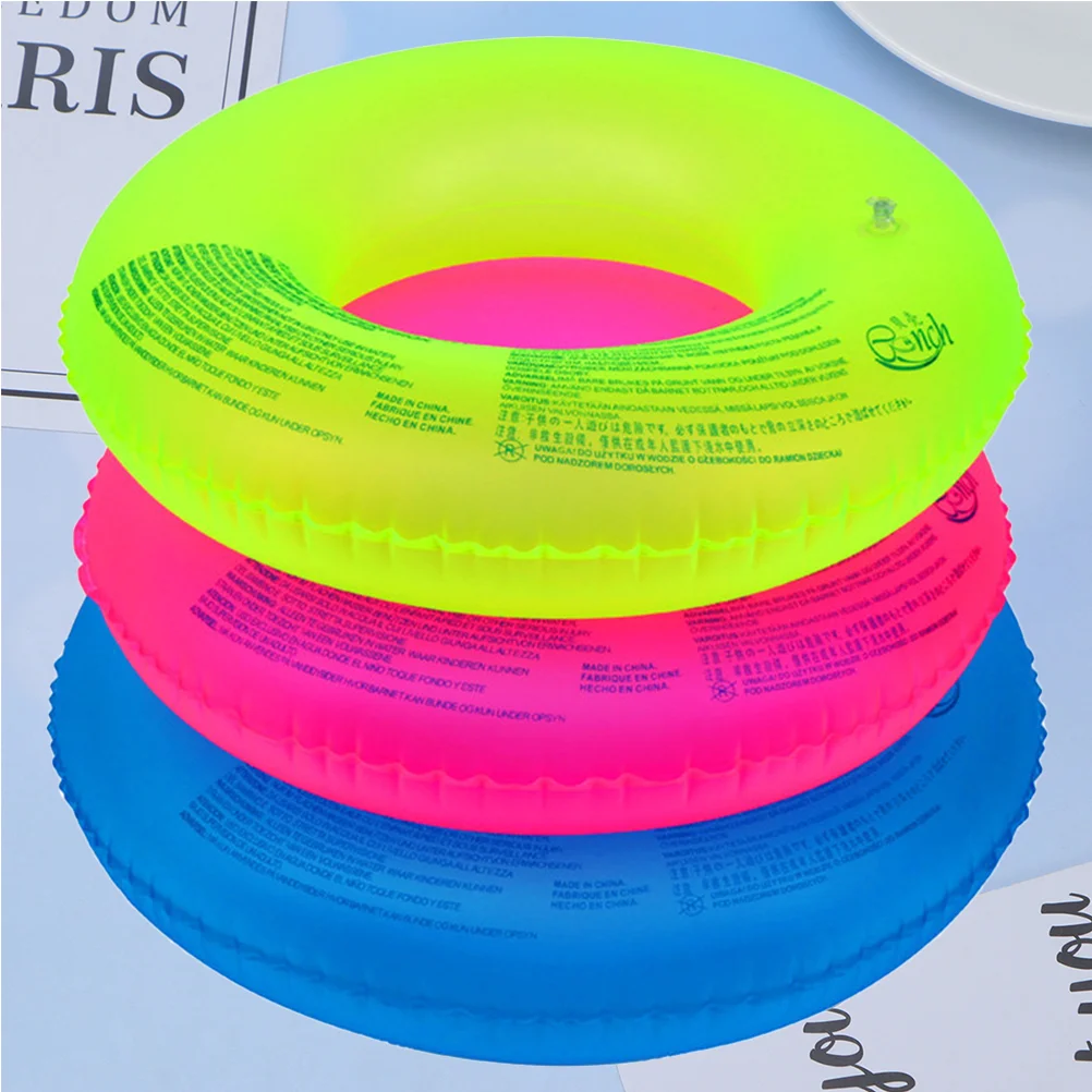 3pcs Inflatable Pool Tubes Swimming Ring Thickened Water Swimming Ring Floating Saving Ring Pool Toy (Random Color, Suitable
3pcs Inflatable Pool Tubes Swimming Ring Thickened Water Swimming Ring Floating Saving Ring Pool Toy (Random Color, Suitable