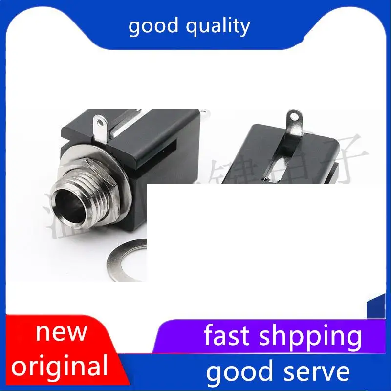 10pcs original new CK-627-4P 6.35mm Mono Earphone Socket Mic Base Interface 4-Pin Power Amplifier Mic Head Microphone 
10pcs original new CK-627-4P 6.35mm Mono Earphone Socket Mic Base Interface 4-Pin Power Amplifier Mic Head Microphone