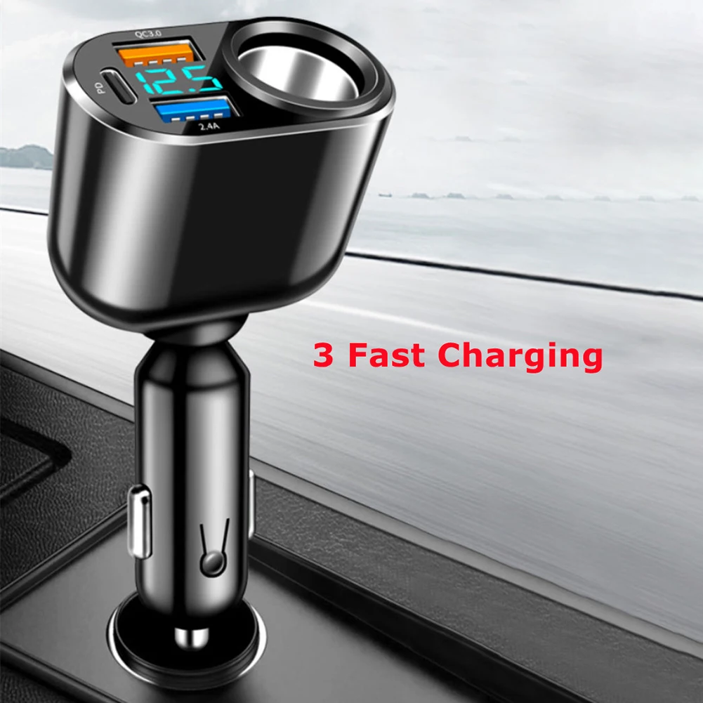 1x Super(66W)+PD(30W)+3.1A Multi-function Car Charger For 12V Car/SUV/truck Expansion Double Barrel Lighter Universal Fitment
1x Super(66W)+PD(30W)+3.1A Multi-function Car Charger For 12V Car/SUV/truck Expansion Double Barrel Lighter Universal Fitment