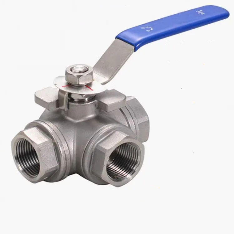 304 Stainless Steel Three-way Ball Valve With Switch Buckle L/T Type One In And Two Out Inner Wire Valve Switch 6/4 Minutes New
304 Stainless Steel Three-way Ball Valve With Switch Buckle L/T Type One In And Two Out Inner Wire Valve Switch 6/4 Minutes New