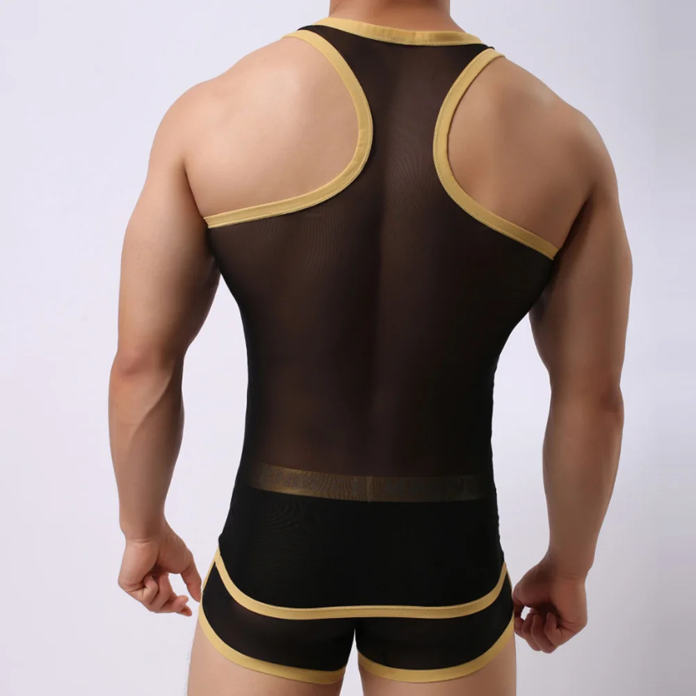 Men's Stretchy Mesh Tank Top Vest, Ultra Thin and Breathable, Soft and Comfortable, Perfect for Daily Wear, Various Colors
Men's Stretchy Mesh Tank Top Vest, Ultra Thin and Breathable, Soft and Comfortable, Perfect for Daily Wear, Various Colors