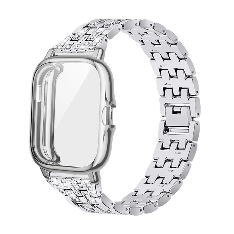 20mm Diamond Strap For Amazfit Bip S U Lite GTS 2 3 4 Mini Band With Protector Case Metal Bracelet Screen Watchband Accessories
20mm Diamond Strap For Amazfit Bip S U Lite GTS 2 3 4 Mini Band With Protector Case Metal Bracelet Screen Watchband Accessories