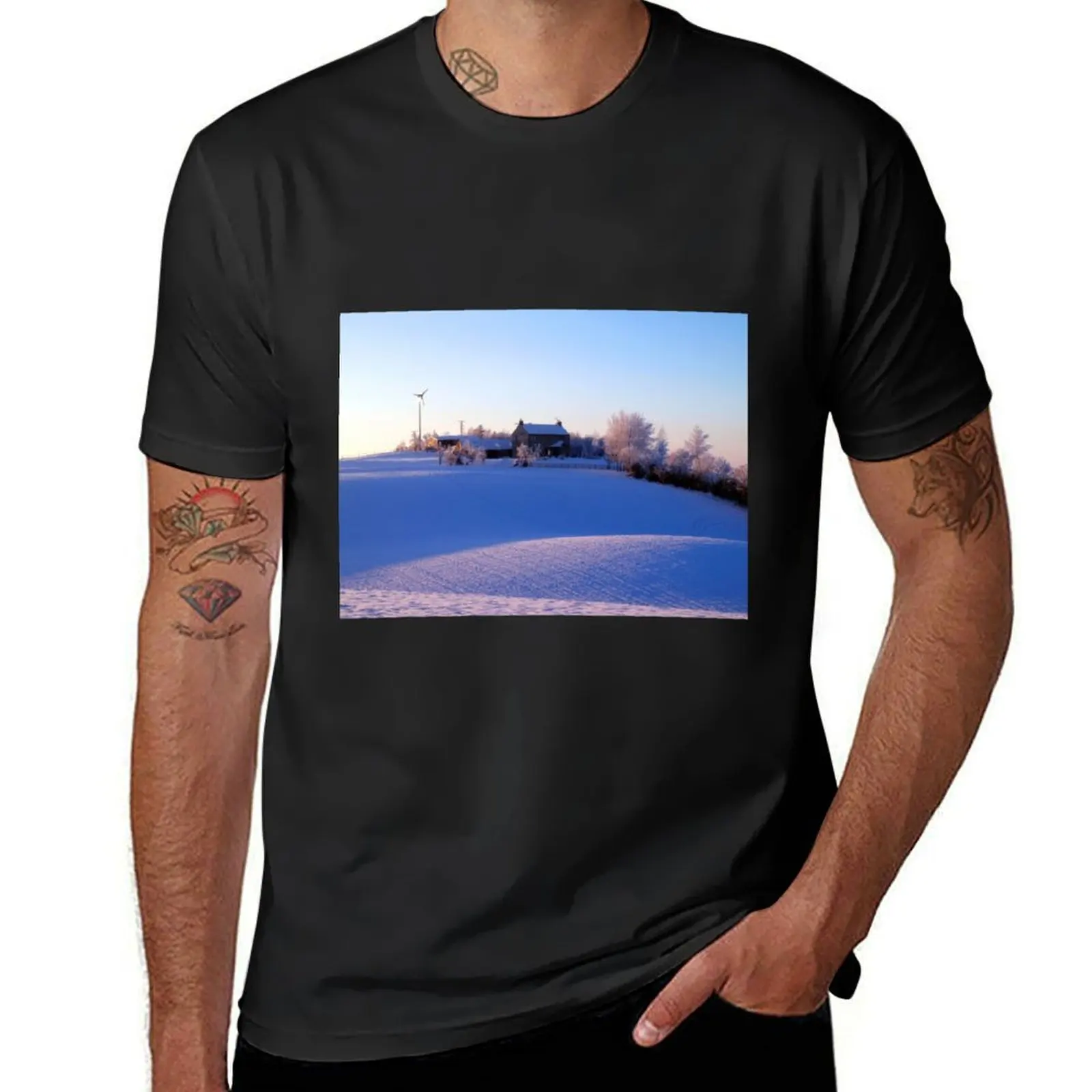 Winter Farm T-Shirt summer tops summer clothes customs design your own men t shirts
Winter Farm T-Shirt summer tops summer clothes customs design your own men t shirts