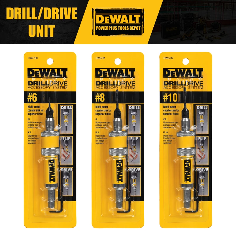DEWALT DW2700 DW2701 DW2702 #6 #8 #10 3 в 1 дрель привод деревообрабатывающий электроинструмент аксессуары
DEWALT DW2700 DW2701 DW2702 #6 #8 #10 3 в 1 дрель привод деревообрабатывающий электроинструмент аксессуары