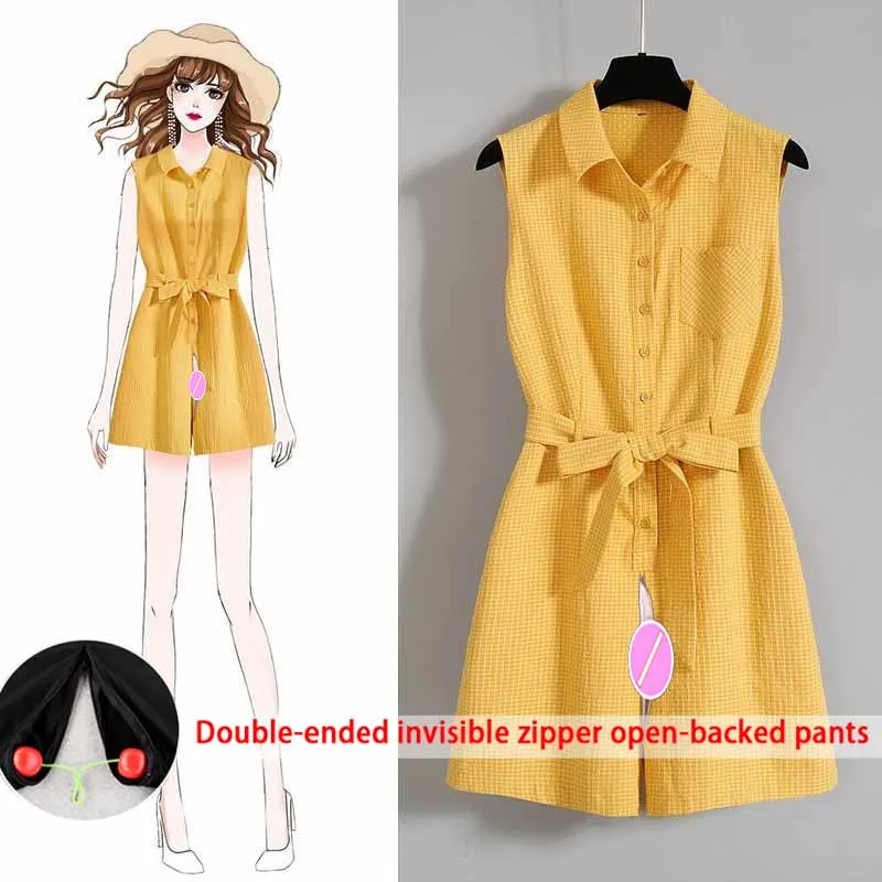Large Size Women's Clothing 2022 Summer New Work Clothes Invisible Open Crotch Outdoor Convenient One-Piece Shorts Women's Pants
Large Size Women's Clothing 2022 Summer New Work Clothes Invisible Open Crotch Outdoor Convenient One-Piece Shorts Women's Pants