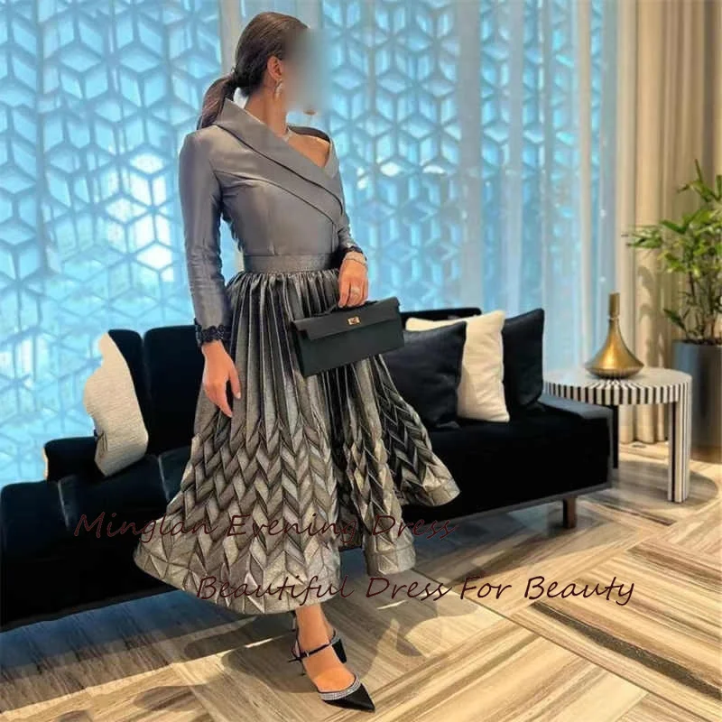 MINGLAN Fashion Evening Dress Elegant Pleat Dubai Formal V-Neck A-Line Cocktail Party Prom Gown For Sexy Woman 2024
MINGLAN Fashion Evening Dress Elegant Pleat Dubai Formal V-Neck A-Line Cocktail Party Prom Gown For Sexy Woman 2024