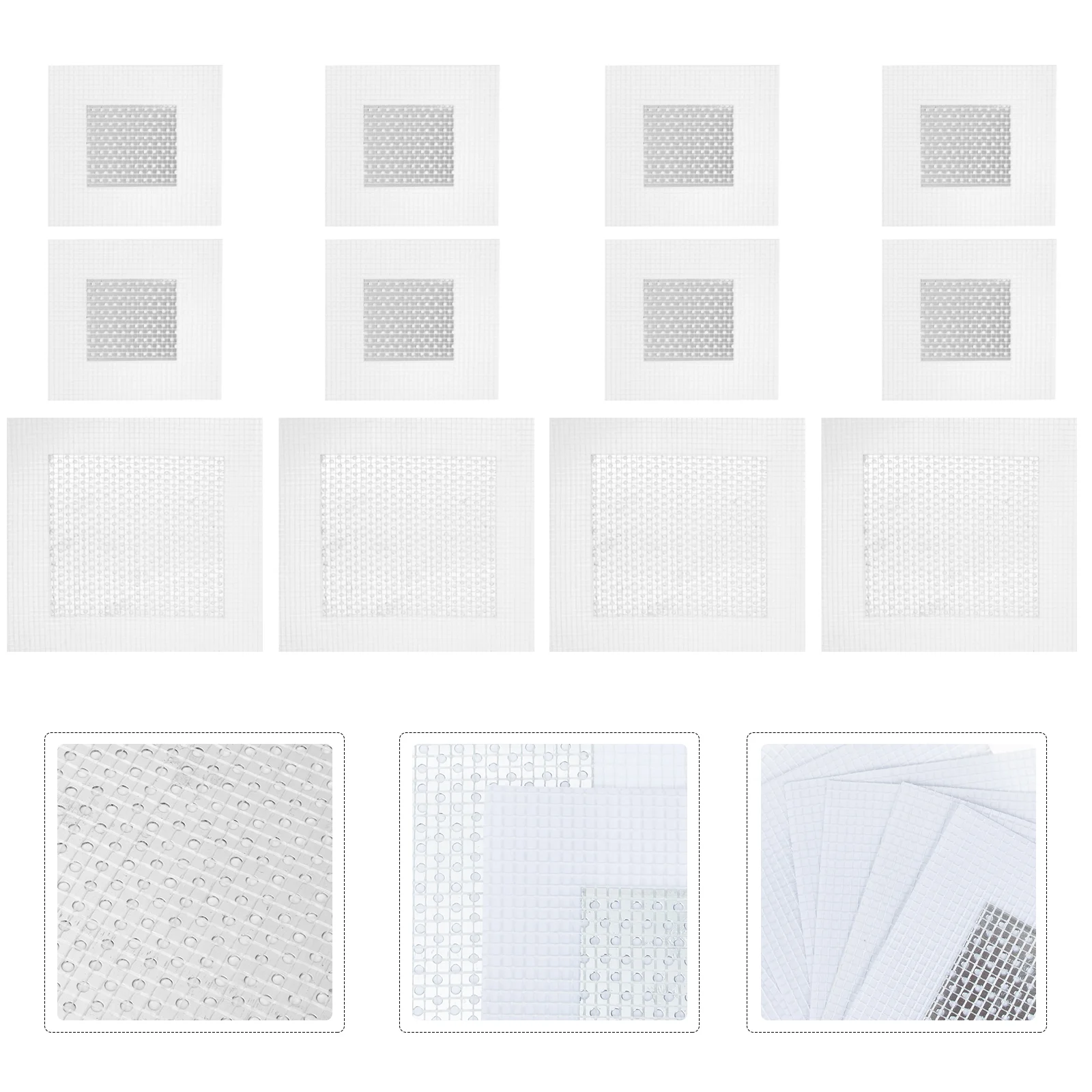 

12 Pcs Fiberglass Kit Wall Repair Patch Drywall Patches Pastes Plasterboard Hole