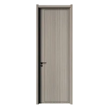 Hot Selling Waterproof Custom Size Oak Interior WPC Door / ABS door / PVC Door With Door Frame From China Factory