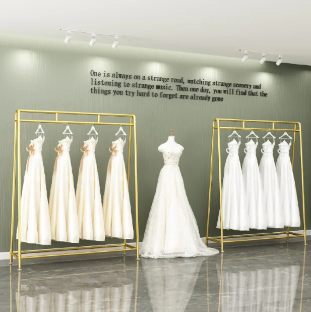 Wedding shop photography shop nano gold/black/white high quality clothing display stand
Wedding shop photography shop nano gold/black/white high quality clothing display stand