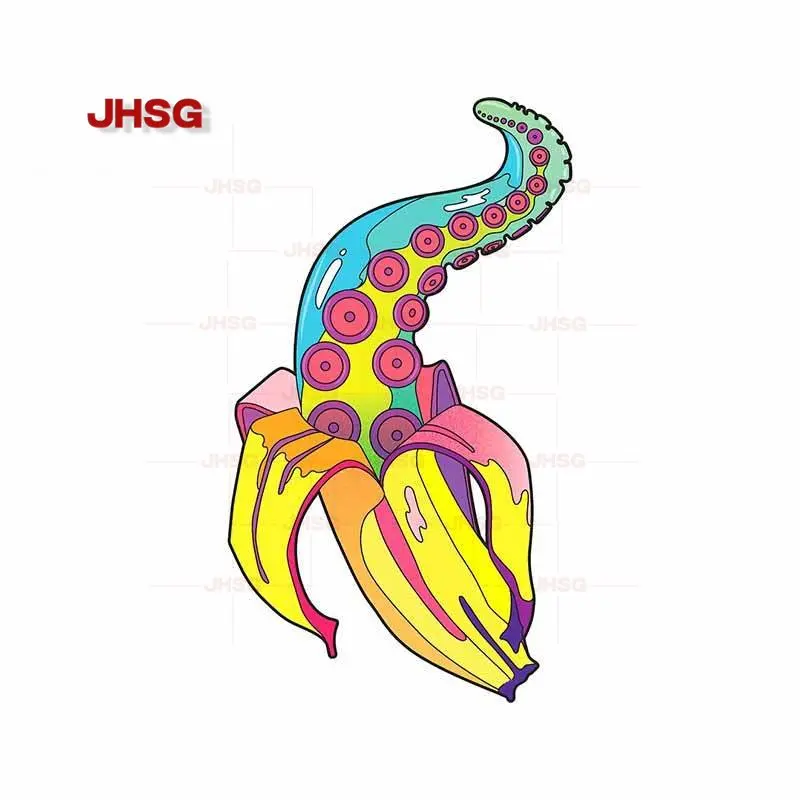 Creative Octopus Legs Colorful Banana Pattern Waterproof Car Stickers Personalized Motorcycle Decals Car Decorative Accessories
Creative Octopus Legs Colorful Banana Pattern Waterproof Car Stickers Personalized Motorcycle Decals Car Decorative Accessories