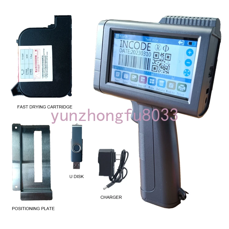 

in-m10 Low Price Wholesale Expiry Date Coding Thermal Tij Half Inch Printing Machine Handheld Hand Held Inkjet Printer