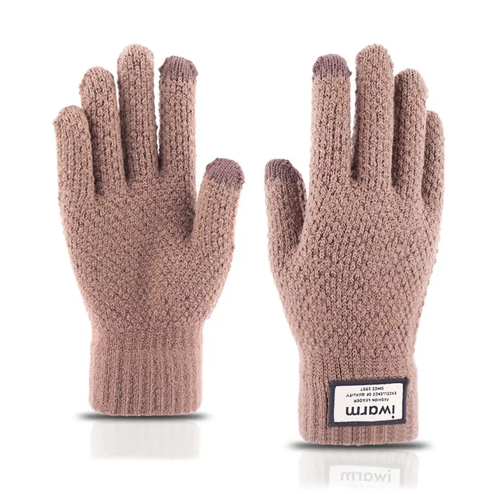 Winter Thick Windproof Warmer Outdoors Driving Wool Knit Men's Gloves Touch Screen Knitted Gloves Finger Glove
Winter Thick Windproof Warmer Outdoors Driving Wool Knit Men's Gloves Touch Screen Knitted Gloves Finger Glove