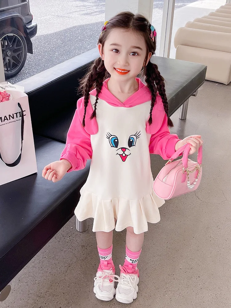 Girls' Autumn Long Sleeve Hooded Sweater Dress Western Style 2023 Autumn Children's Autumn Clothing Dress Knitted Skirt
Girls' Autumn Long Sleeve Hooded Sweater Dress Western Style 2023 Autumn Children's Autumn Clothing Dress Knitted Skirt