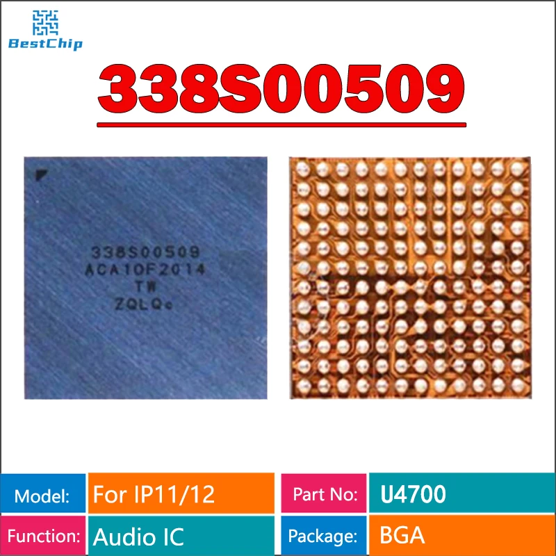 5 шт./партия 338S00509 большой кодек аудио IC U4700 CS42L77A1 для iphone 11 12 серий 11/12Pro / 11ProMax чип
5 шт./партия 338S00509 большой кодек аудио IC U4700 CS42L77A1 для iphone 11 12 серий 11/12Pro / 11ProMax чип