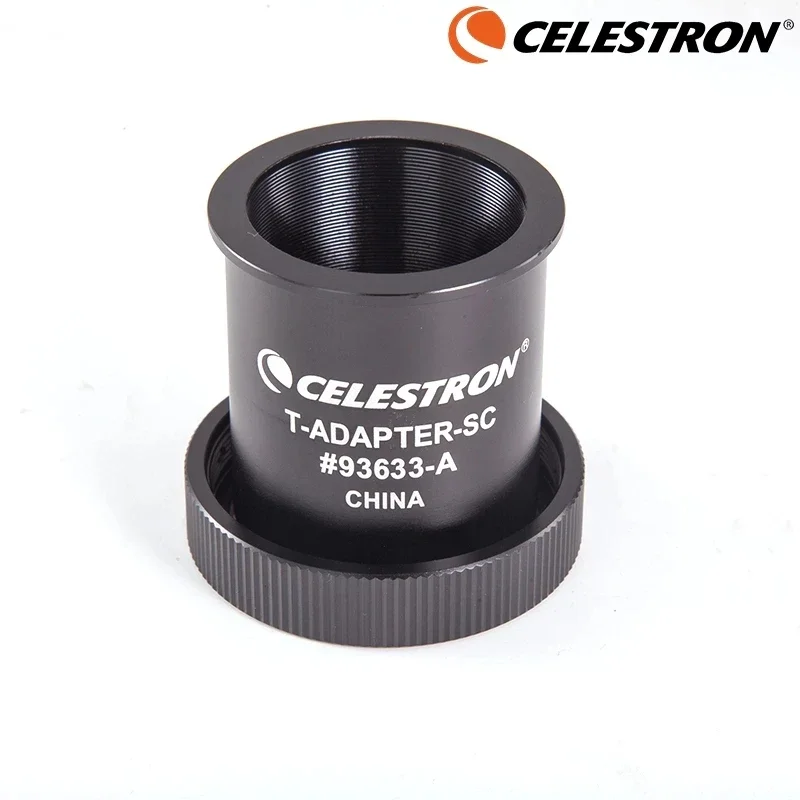 Celestron T-Mount Adapter for Schmidt-Cassegrain Telescopes with T-Ring For Nikon Canon Camera Attachment
Celestron T-Mount Adapter for Schmidt-Cassegrain Telescopes with T-Ring For Nikon Canon Camera Attachment