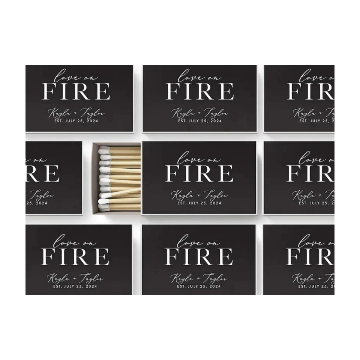 BULK Wedding Matches SET OF 50 - Custom Matches - I Got It - Shower Favors - Custom Party Favors - Wedding Favor Ideas
BULK Wedding Matches SET OF 50 - Custom Matches - I Got It - Shower Favors - Custom Party Favors - Wedding Favor Ideas