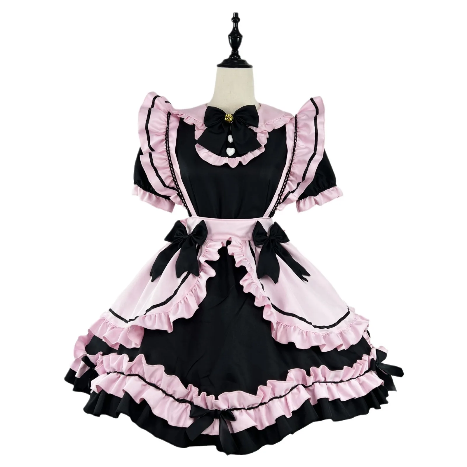 

Anime Black Cat Lolita Maid Dress Cosplay Costume Girl Bowknot Maid Dress Trending Girls Maid Party Costumes S -5XL