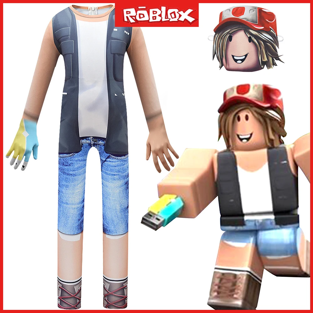 Детский Облегающий комбинезон Roblox для периферической игры, детский Облегающий комбинезон с карманами для косплея на Хэллоуин, костюмы для представлений с персонажами, подарок
Детский Облегающий комбинезон Roblox для периферической игры, детский Облегающий комбинезон с карманами для косплея на Хэллоуин, костюмы для представлений с персонажами, подарок