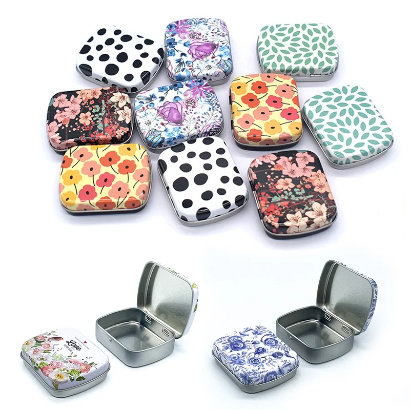 Mini Tin Box Hinged Empty Metal Boxes With Lid Portable Rectangular Small Storage Container Candy Pill Case Home Organizer
Mini Tin Box Hinged Empty Metal Boxes With Lid Portable Rectangular Small Storage Container Candy Pill Case Home Organizer