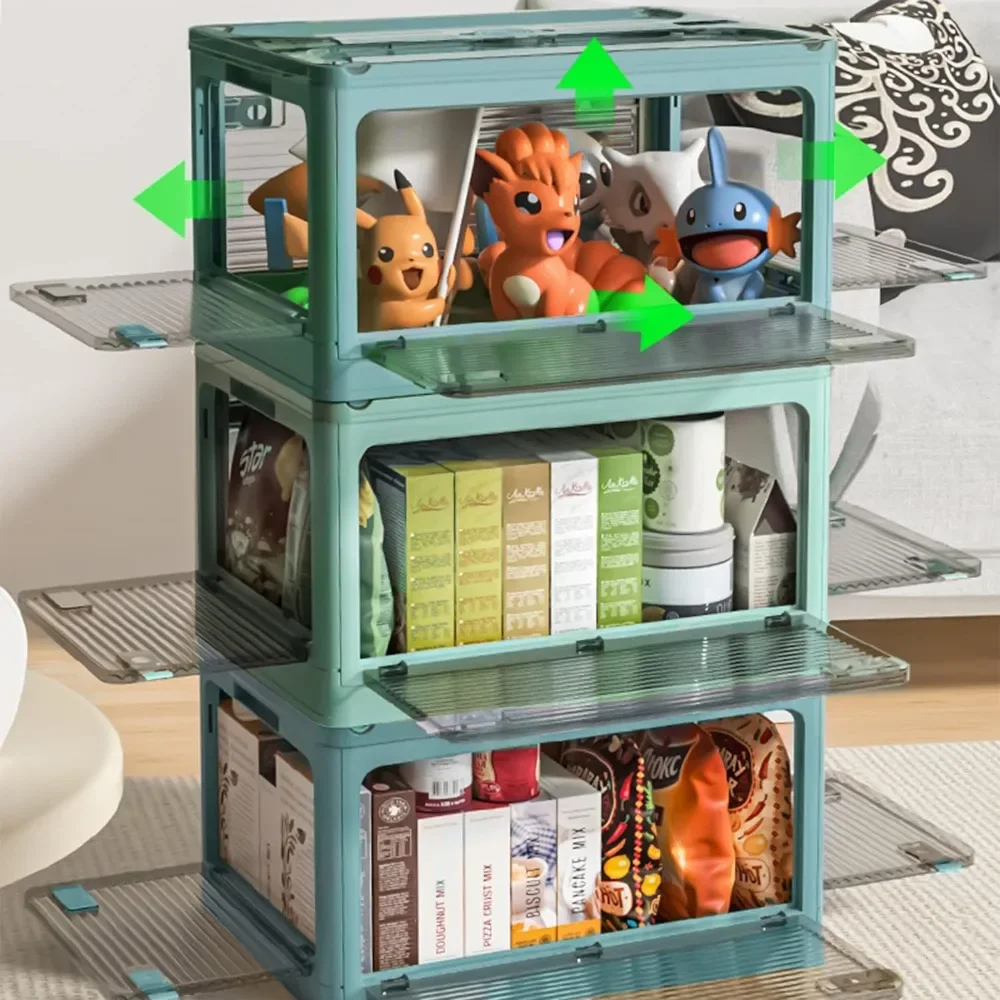 Foldable storage box, plastic storage box with lid, multi-purpose, commercial folding storage box (18.2 gallon blue 3 pack)
Foldable storage box, plastic storage box with lid, multi-purpose, commercial folding storage box (18.2 gallon blue 3 pack)