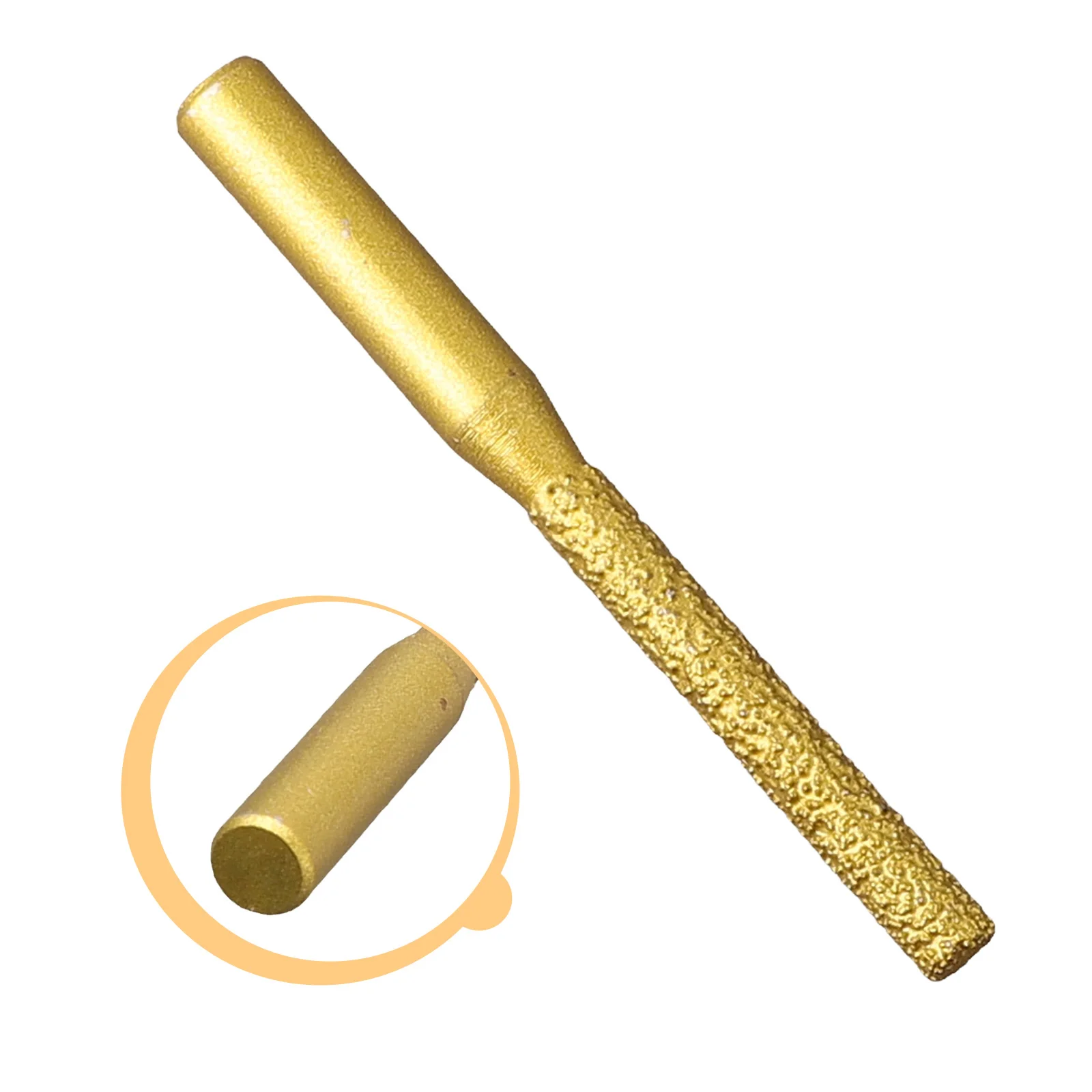 Diamond Brazed Router Bit 6.35*5*65mm Brazing Diamond Gold Gong Machine Seaming Machine Trimming Machine Workmanship
Diamond Brazed Router Bit 6.35*5*65mm Brazing Diamond Gold Gong Machine Seaming Machine Trimming Machine Workmanship