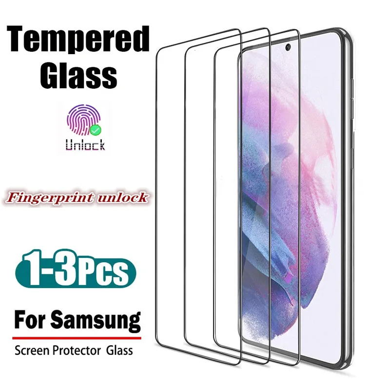 3-1PCS Tempered Glass For Samsung Galaxy S21 S22 S23 Plus Screen Protector Fingerprint Unlock Glass For Samsung Note 20 Films
3-1PCS Tempered Glass For Samsung Galaxy S21 S22 S23 Plus Screen Protector Fingerprint Unlock Glass For Samsung Note 20 Films