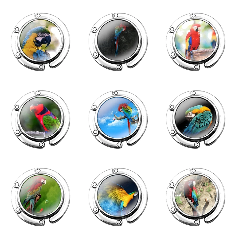 Blue Ringneck Parrot Black Foldable Purse Hook for Women's Table Handbag Storage Folding Decor Table Hook
Blue Ringneck Parrot Black Foldable Purse Hook for Women's Table Handbag Storage Folding Decor Table Hook