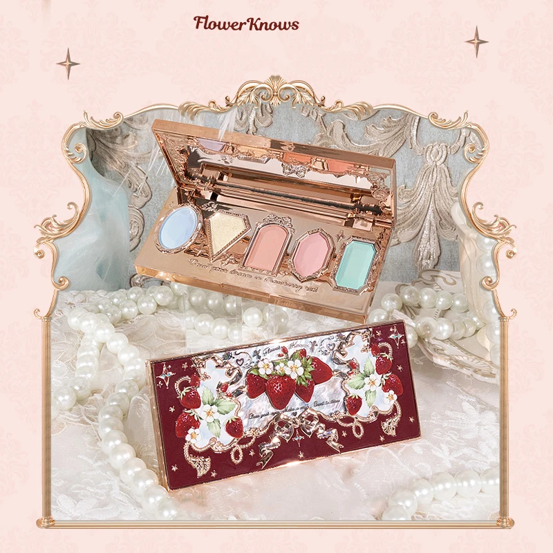 Flower Knows Strawberry Rococo Series Eye Shadow 5 Color Matte Pearlescent Mashed Potato Texture Eyeshadow Makeup Cosmetics
Flower Knows Strawberry Rococo Series Eye Shadow 5 Color Matte Pearlescent Mashed Potato Texture Eyeshadow Makeup Cosmetics