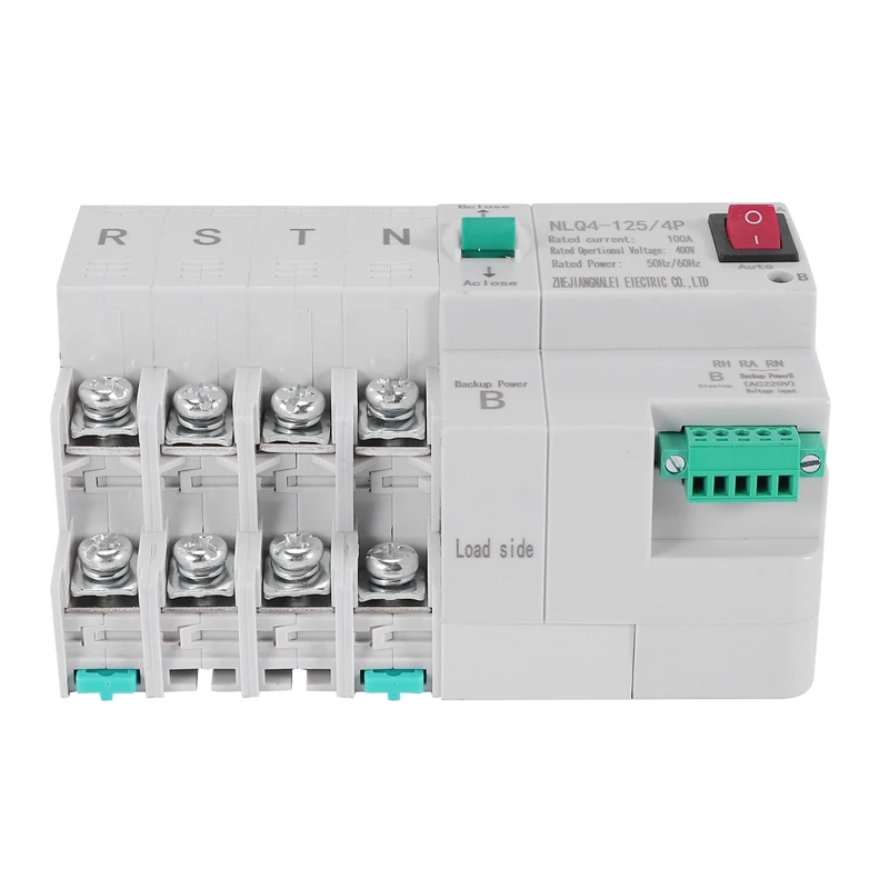 MCB Type Dual Power Automatic Transfer Switch 4P 100A ATS Circuit Breaker Electrical Switch
MCB Type Dual Power Automatic Transfer Switch 4P 100A ATS Circuit Breaker Electrical Switch