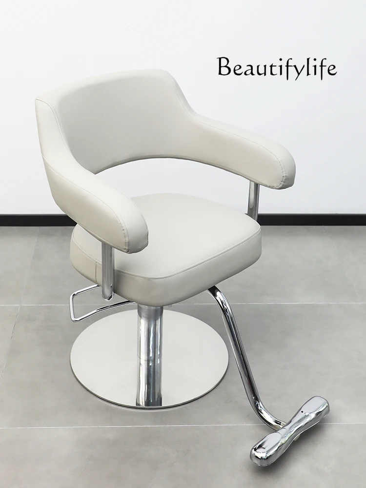 

Hairdressing Barber Shop Chair Can Be Put down Hair Cutting Stool for Hair Salon Hot Dyeing Hair Cutting Chair