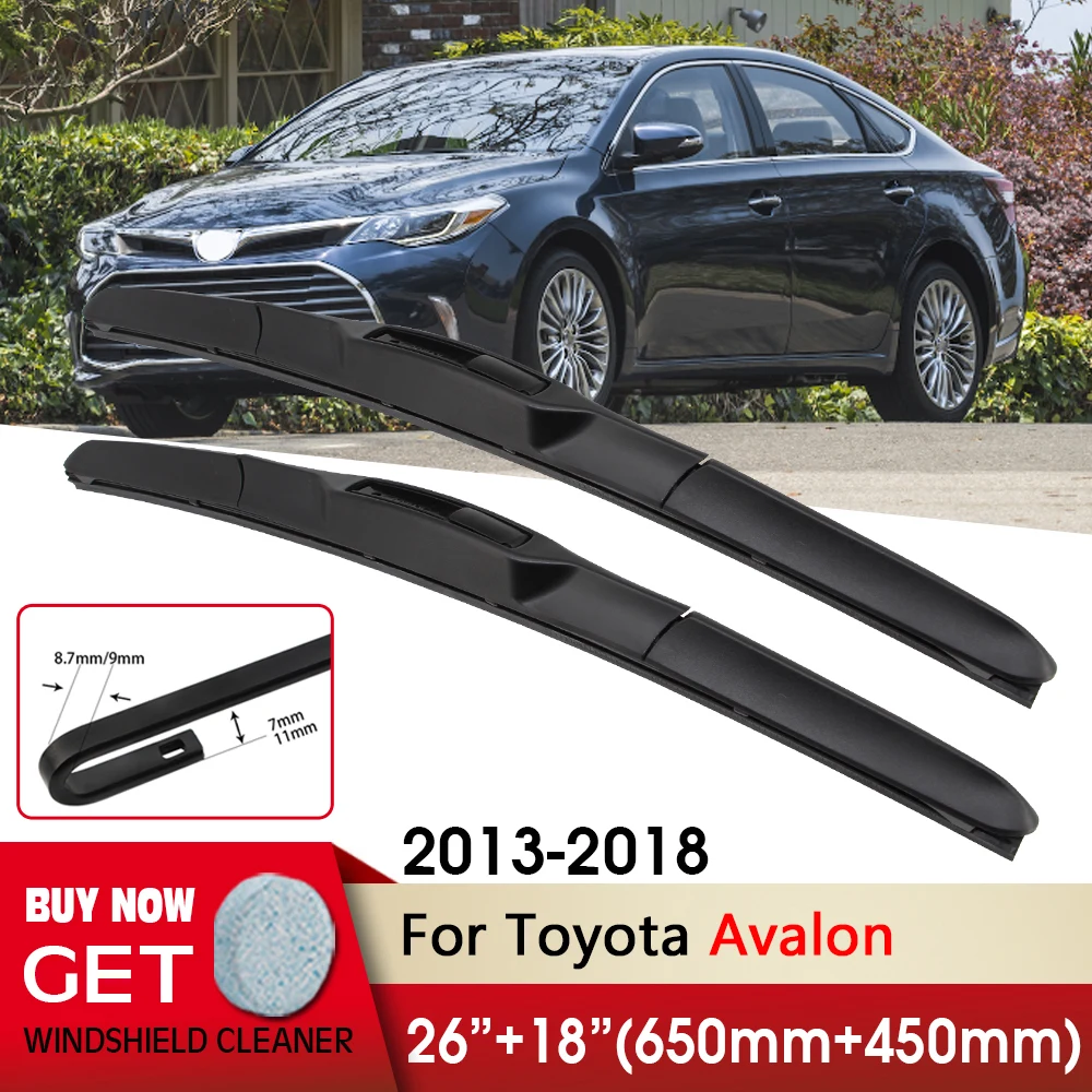 Автомобильные стеклоочистители RHD & LHD передние стеклоочистители 26 "+ 18" для Toyota Avalon 2013-2018 Fit U Hook Arm лобовое стекло переднее окно
Автомобильные стеклоочистители RHD & LHD передние стеклоочистители 26 "+ 18" для Toyota Avalon 2013-2018 Fit U Hook Arm лобовое стекло переднее окно