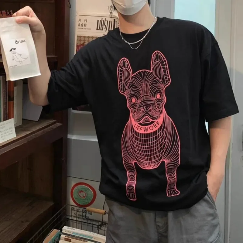 2024 New Hip Hop Men's Cotton T Summer High Quality Graphic Printed Short Sleeve Men/Women Fashion Y2K Oversized Couple Tops
2024 New Hip Hop Men's Cotton T Summer High Quality Graphic Printed Short Sleeve Men/Women Fashion Y2K Oversized Couple Tops