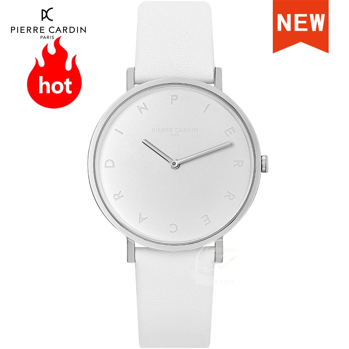 

French brand Pierre Cardin watch for women belt simple large dial Clearance Prices First choice for gifts