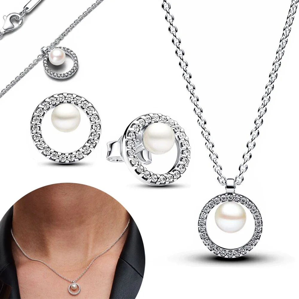 High quality 925 sterling silver pearl necklace earrings with original design charm DIY exquisite fashion jewelry gift
High quality 925 sterling silver pearl necklace earrings with original design charm DIY exquisite fashion jewelry gift