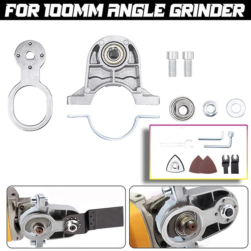 M10 Thread Angle Grinder To Grooving Machine Adapter Conversion Universal Head with Saw Blade For 100mm Models Woodworking Tool
M10 Thread Angle Grinder To Grooving Machine Adapter Conversion Universal Head with Saw Blade For 100mm Models Woodworking Tool