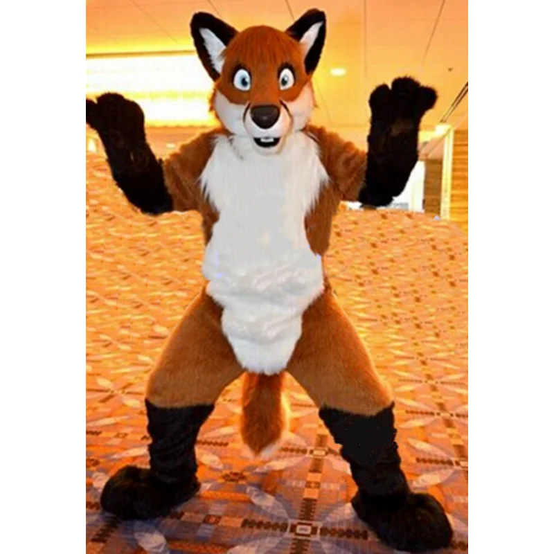Brown Husky Mascot Costume Halloween Wolf Long Fur Cosplay Party Outfits Advertising Carnival Christmas
Brown Husky Mascot Costume Halloween Wolf Long Fur Cosplay Party Outfits Advertising Carnival Christmas