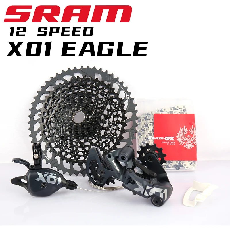 

SRAM X01 EAGLE XO1 1X12 Speed MTB Bike Groupset Trigger Shifter Lever Rear Derailleur GX EAGLE Chain Cassette 10-52T Bicycle Kit
