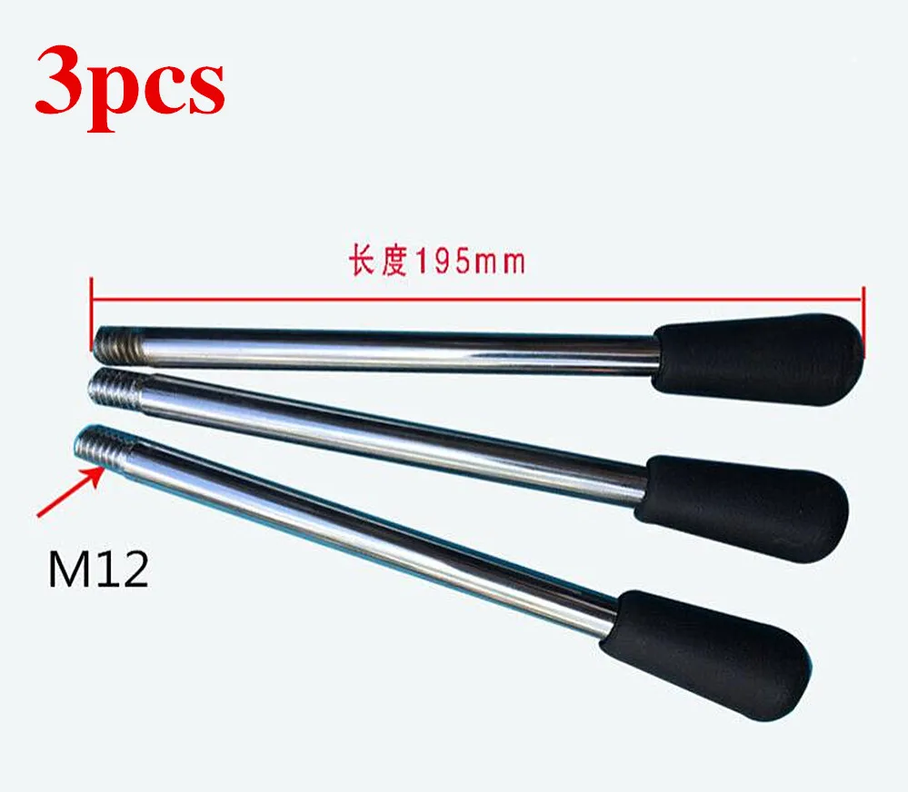 3PCS M12 Handle Bench Drill Z512/Z516 CNC Drilling Machine Z4116/Z4120 Part For Bridgeport Tool 
3PCS M12 Handle Bench Drill Z512/Z516 CNC Drilling Machine Z4116/Z4120 Part For Bridgeport Tool