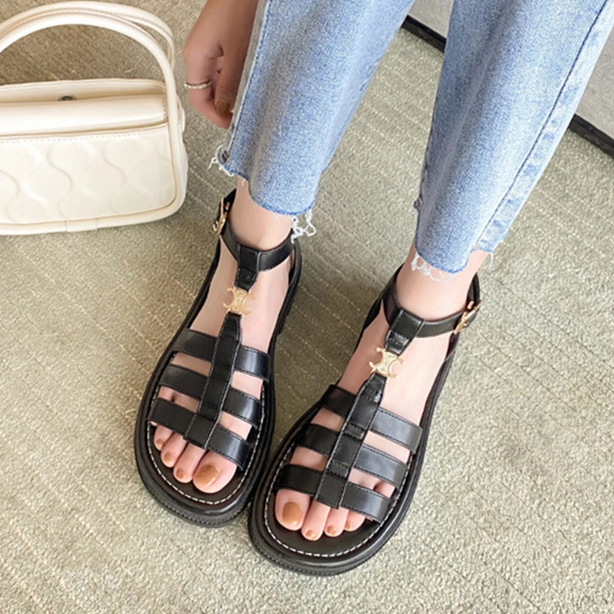 Maxdutti Sandals Women Summer Casual Platform Fashion Girls Blogger British Retro Braided Roman Sandals
Maxdutti Sandals Women Summer Casual Platform Fashion Girls Blogger British Retro Braided Roman Sandals