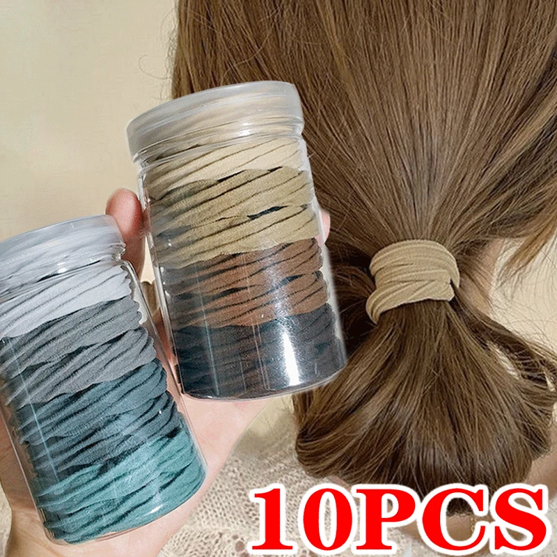 

10 шт./упаковка, разноцветные резинки для волос