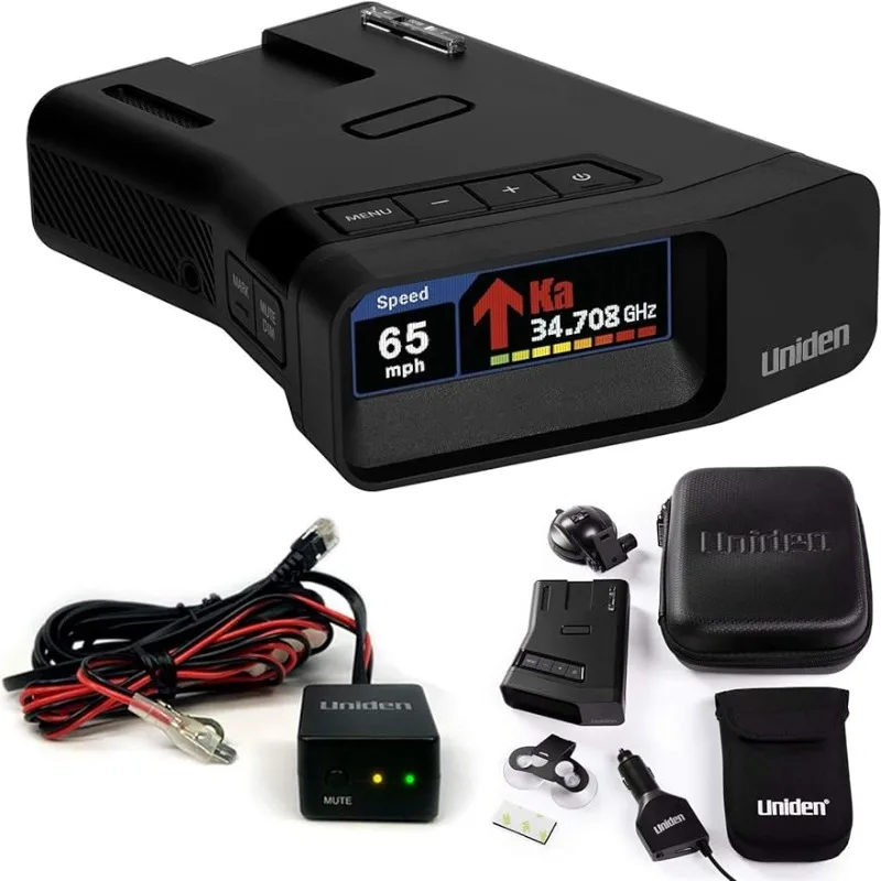 

Uniden R7 Extreme Long Range Laser/Radar Detector,Built-in GPS w,Dual-Antennas w/Directional Arrows,RDA-HDWKT Smart Hardwire Kit